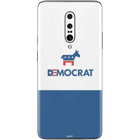 Democrat Blue And Red OnePlus 7 Pro Skin