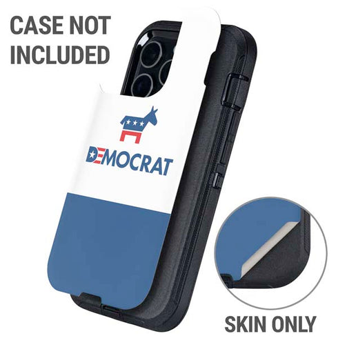 Democrat Blue And Red Otterbox Defender iPhone Skin