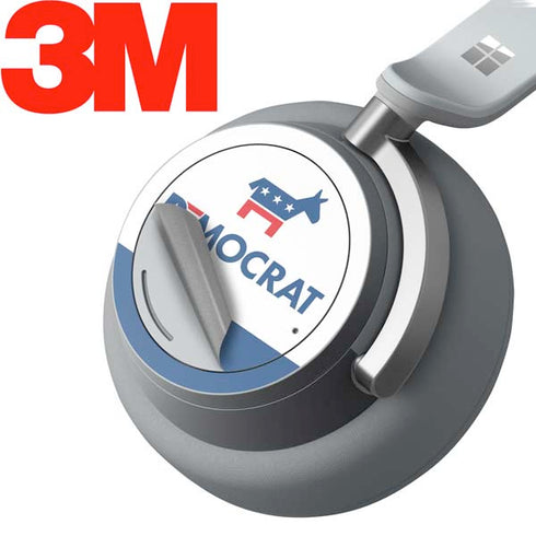 Democrat Blue And Red Surface Headphones Skin