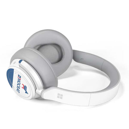 Democrat Blue And Red Surface Headphones Skin