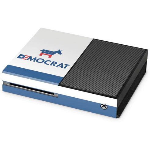 Democrat Blue And Red Xbox One Console Skin