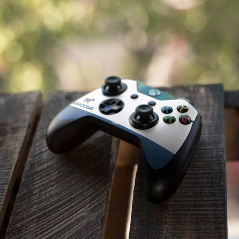 Democrat Blue And Red Xbox One Controller Skin