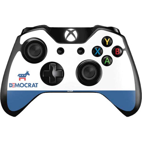 Democrat Blue And Red Xbox One Controller Skin