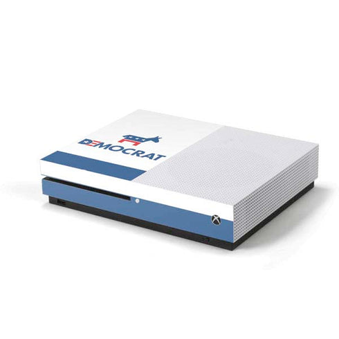 Democrat Blue And Red Xbox One S Console Skin