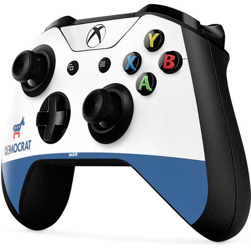 Democrat Blue And Red Xbox One X Controller Skin