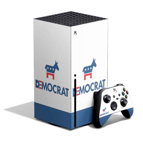 Democrat Blue And Red Xbox Series X Skins