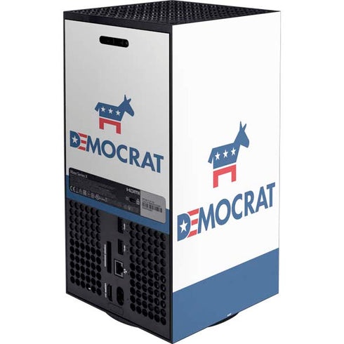 Democrat Blue And Red XBox Series X Digital Edition Bundle Skin