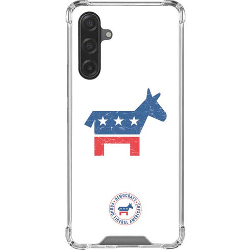 Democrat Donkey Galaxy A17 Clear Case