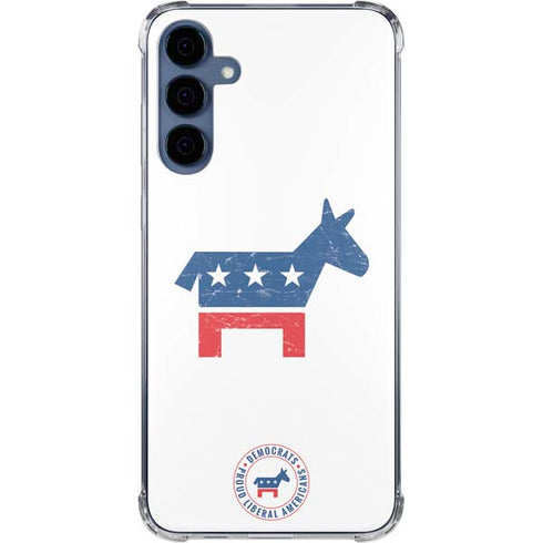 Democrat Donkey Galaxy A35 5G Clear Case