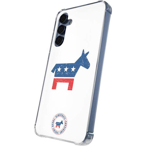 Democrat Donkey Galaxy A55 5G Clear Case