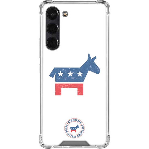 Democrat Donkey Galaxy S24 FE Clear Case