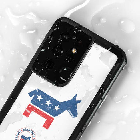 Democrat Donkey Galaxy S24 Ultra Waterproof Case