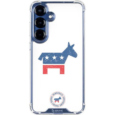 Democrat Donkey Galaxy S25 Plus Clear Case