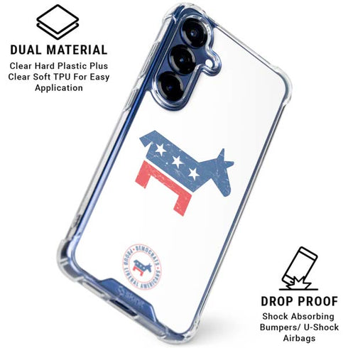 Democrat Donkey Galaxy S25 Plus Clear Case