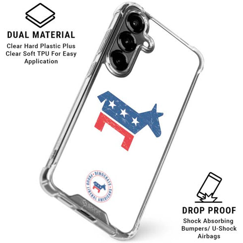 Democrat Donkey Galaxy S26 Clear Case