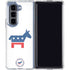 Democrat Donkey Galaxy Z Fold5 5G Clear Case