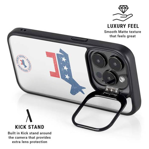 Democrat Donkey iPhone 14 Pro Max Kickstand Case