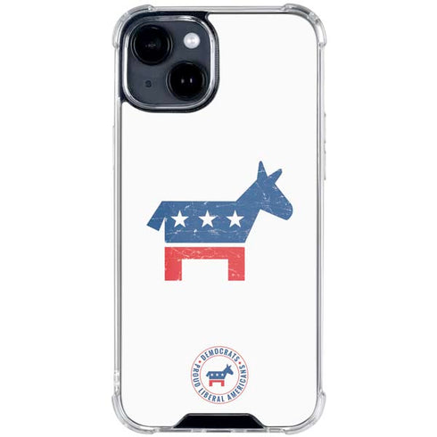 Democrat Donkey iPhone 15 Clear Case