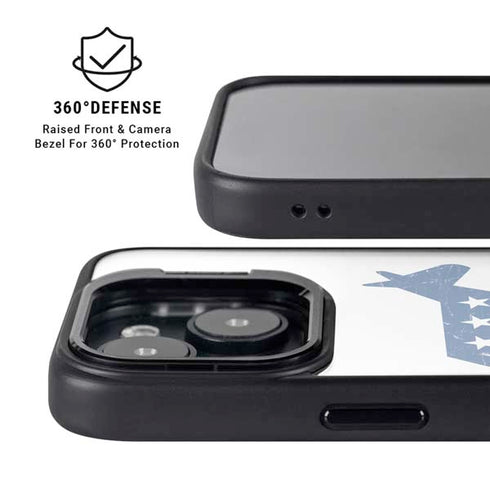 Democrat Donkey iPhone 15 Plus Kickstand Case