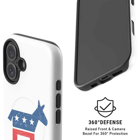 Democrat Donkey iPhone 16 Magsafe Impact Case