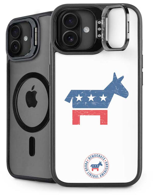 Democrat Donkey iPhone 16 Plus Kickstand Case