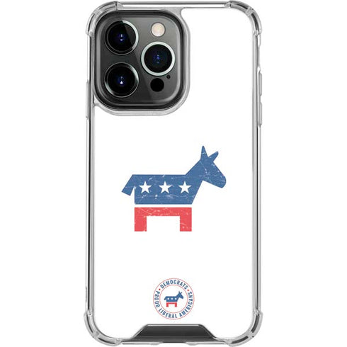 Democrat Donkey iPhone 16 Pro Clear Case