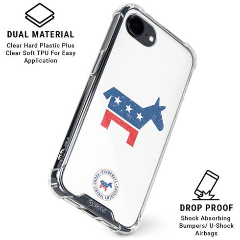 Democrat Donkey iPhone 16e Clear Case
