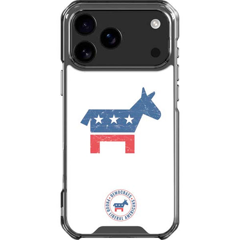Democrat Donkey iPhone 18 Pro Max Clear Case