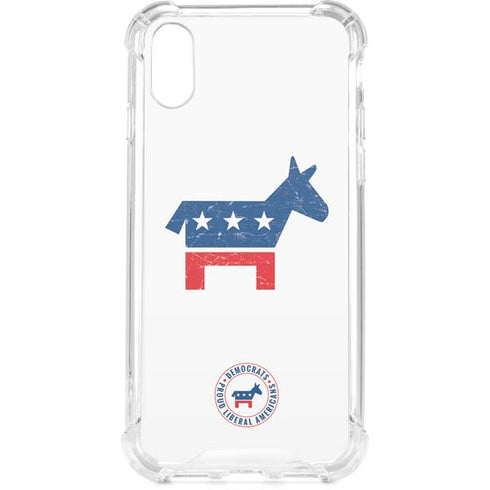 Democrat Donkey iPhone XS Clear Case