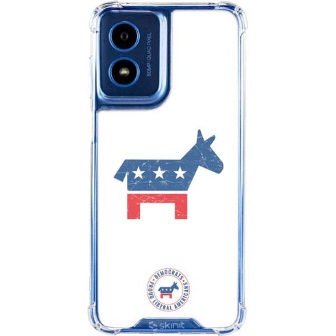 Democrat Donkey Moto G 5G (2024) Clear Case