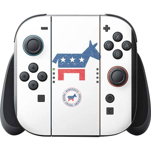 Democrat Donkey Nintendo Switch 2 (2025) with Joy-Con Skin
