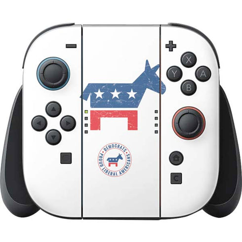 Democrat Donkey Nintendo Switch 2 (2025) Joy-Con Controller Skin