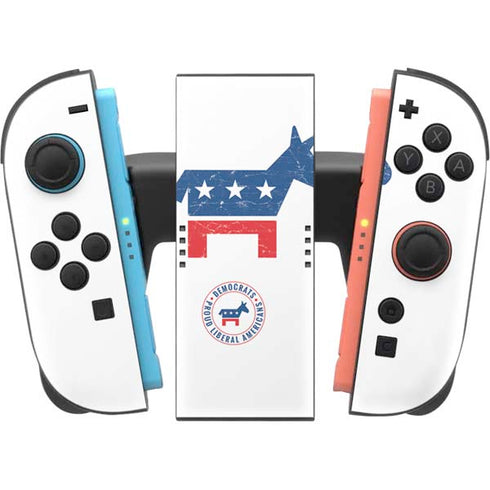 Democrat Donkey Nintendo Switch 2 (2025) Joy-Con Controller Skin