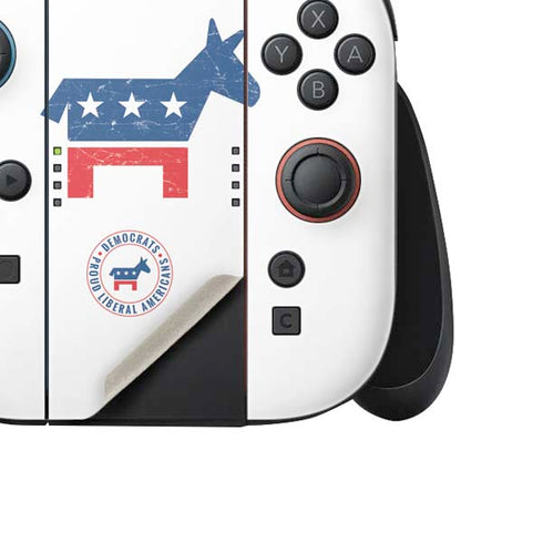 Democrat Donkey Nintendo Switch 2 (2025) Joy-Con Controller Skin