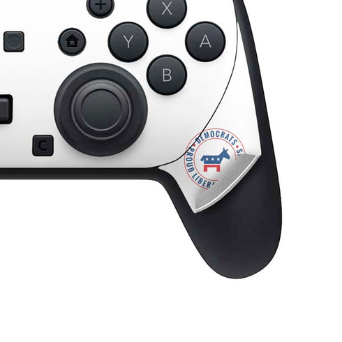 Democrat Donkey Nintendo Switch 2 (2025) Pro Controller Skin