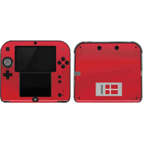 Denmark Soccer Flag Nintendo 2DS Skin