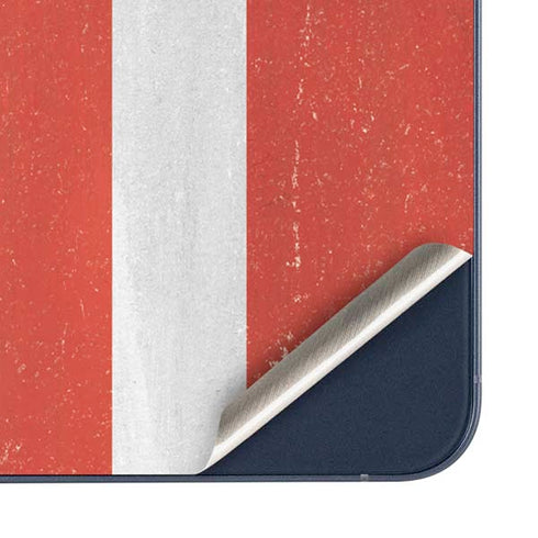 Denmark Flag Distressed Galaxy A35 5G Skin