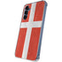 Denmark Flag Distressed Galaxy A55 5G Clear Case