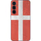 Denmark Flag Distressed Galaxy A55 5G Skin