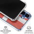 Denmark Flag Distressed Galaxy S25 Clear Case