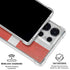 Denmark Flag Distressed Galaxy S25 Ultra Clear Case