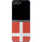 Denmark Flag Distressed Galaxy Z Flip6 Skin