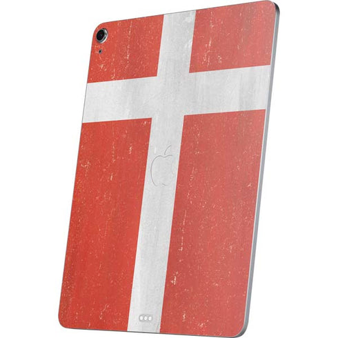Denmark Flag Distressed Apple iPad Air Skin