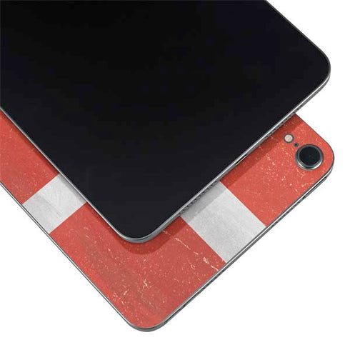 Denmark Flag Distressed Apple iPad Mini Skin