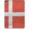 Denmark Flag Distressed Apple iPad Pro Skin