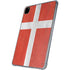 Denmark Flag Distressed iPad Pro 11in (2024) Clear Case