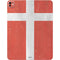 Denmark Flag Distressed iPad Pro 13in M4 (2024) Skin