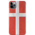 Denmark Flag Distressed iPhone Cases