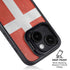 Denmark Flag Distressed iPhone 14 Plus Kickstand Case