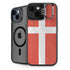 Denmark Flag Distressed iPhone 15 Kickstand Case